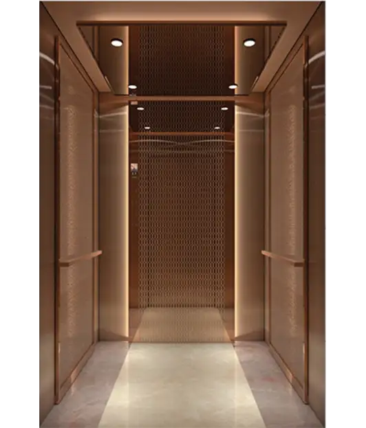 Photo inspiration: Visual Reference: Light Brown Passenger Elevators For High Rise Building