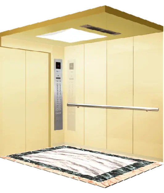 cream color painted steel hospital bed lift