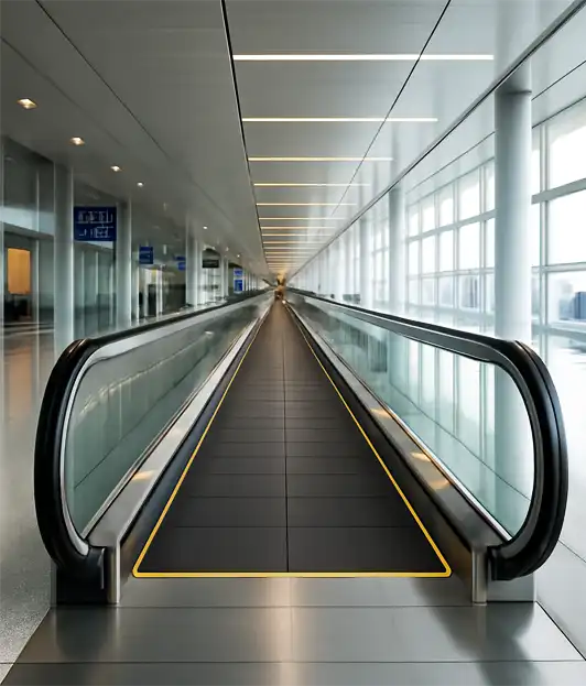An Inclined & Horizontal Moving Walk Way Solutions