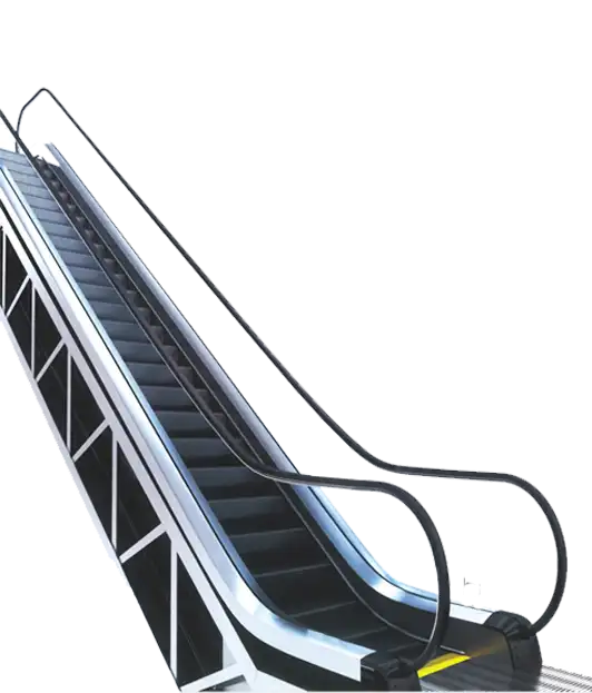 An escalator