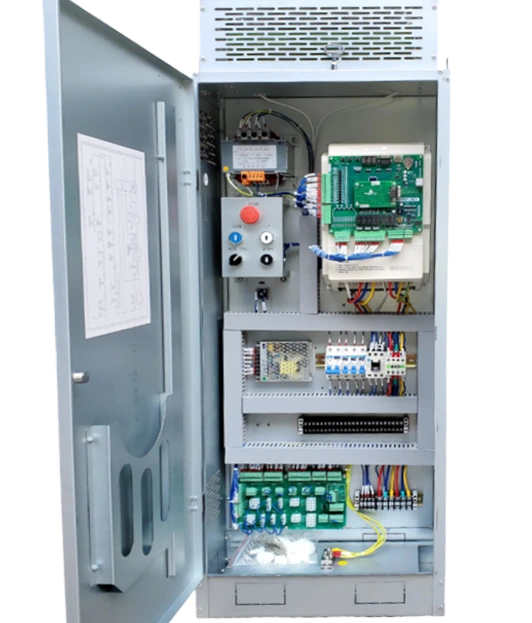 An elevator control cabinet named Monarch Nice 3000+