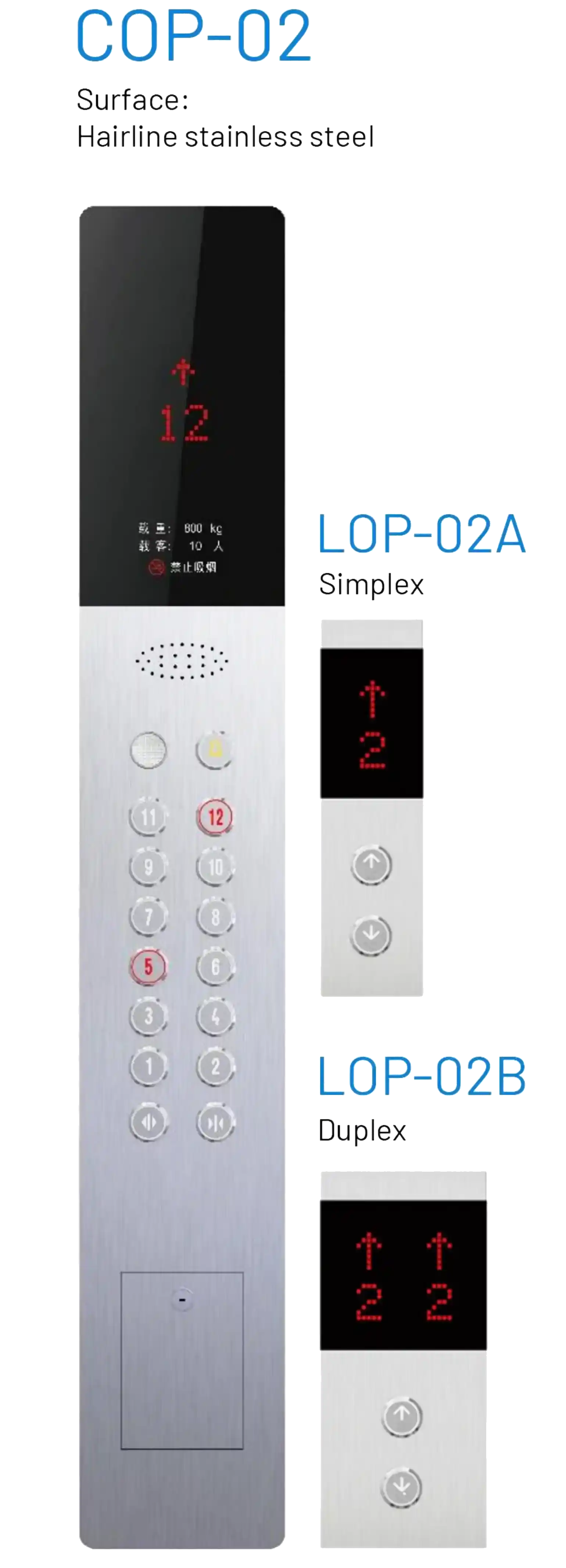 an elevator  COP and 2 LOP